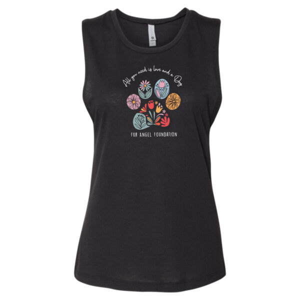 All You Need Is Love And A Dog - Women's Tank - Black Thumbnail