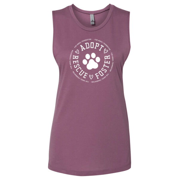 Adopt Rescue Foster Circle - Women's Tank - Shiraz Thumbnail