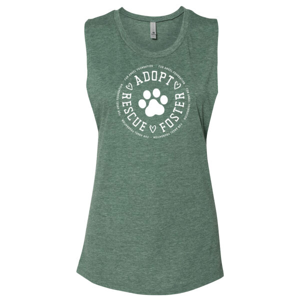 Adopt Rescue Foster Circle - Women's Tank - Royal Pine Thumbnail