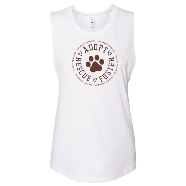 Adopt Rescue Foster Circle - Women's Tank - White Thumbnail