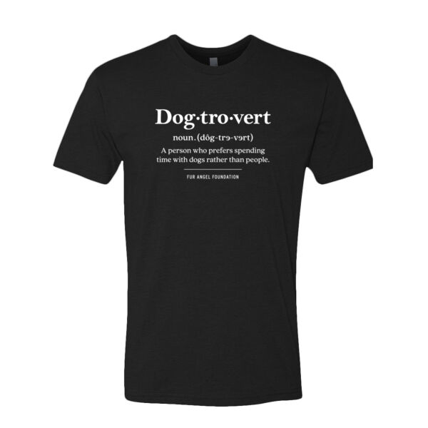 Dogtrovert - Unisex T-shirt - Black Thumbnail