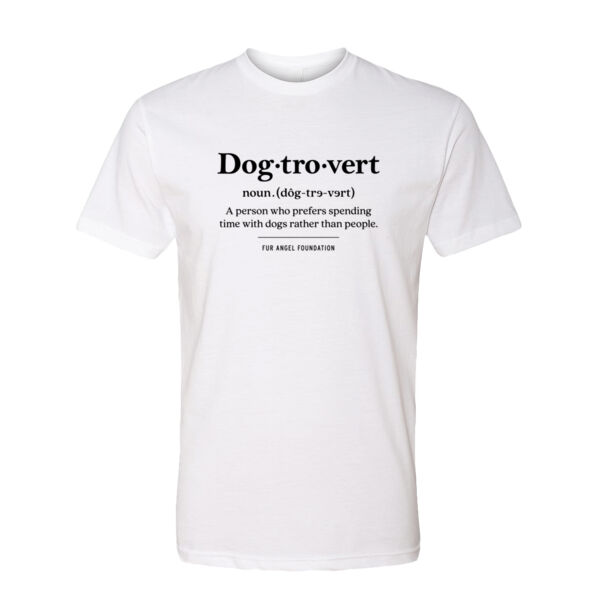 Dogtrovert - Unisex T-shirt - White Thumbnail