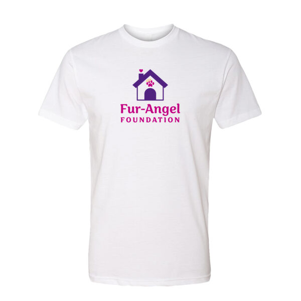 Fur-Angel Foundation Logo - Unisex T-shirt - White Thumbnail