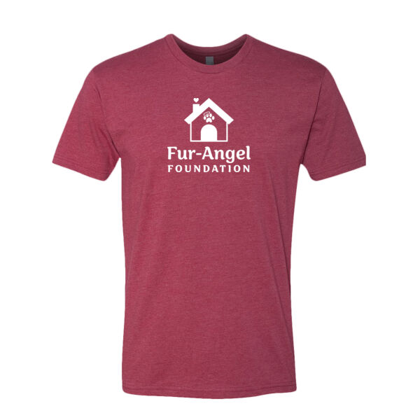 Fur-Angel Foundation Logo - Unisex T-shirt - Cardinal Thumbnail