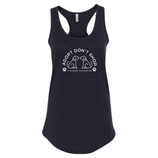 Adopt Don't Shop Dogs - Women's Tank - Black Thumbnail