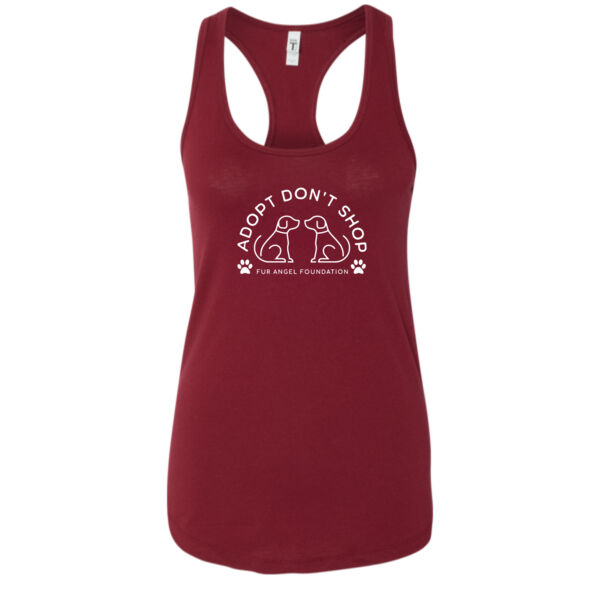 Adopt Don't Shop Dogs - Women's Tank - Cardinal Thumbnail