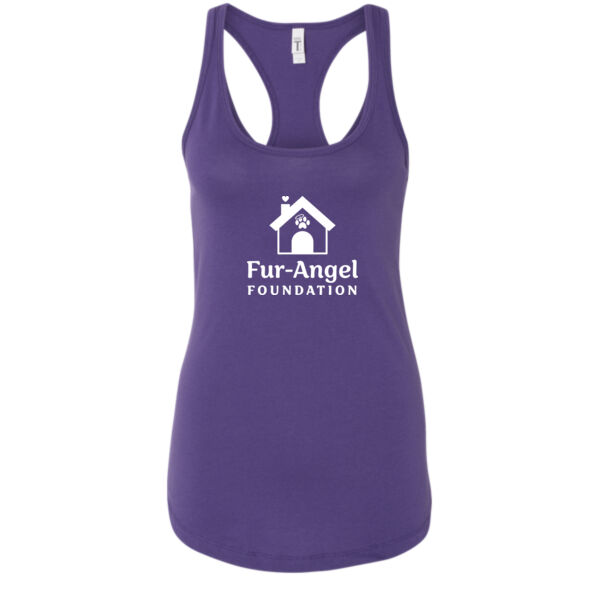 Fur-Angel Foundation Logo - Women's Tank - Purple Thumbnail