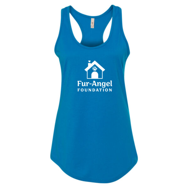 Fur-Angel Foundation Logo - Women's Tank - Turquoise Thumbnail