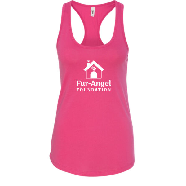 Fur-Angel Foundation Logo - Women's Tank - Raspberry Thumbnail