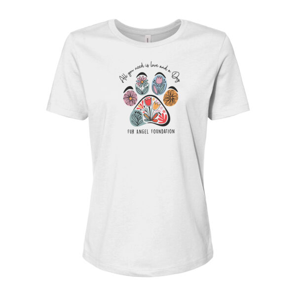 All You Need Is Love And A Dog - Women's T-shirt - White Thumbnail