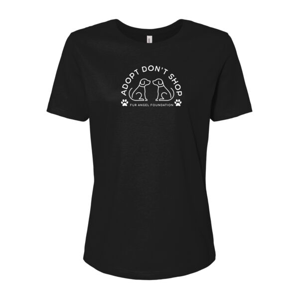 Adopt Don't Shop Dogs - Women's T-shirt - Black Thumbnail