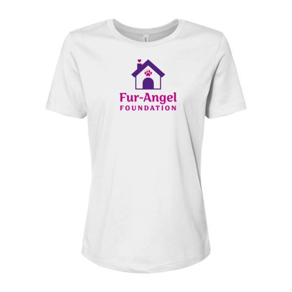 Fur-Angel Foundation Logo - Women's T-shirt - White Thumbnail