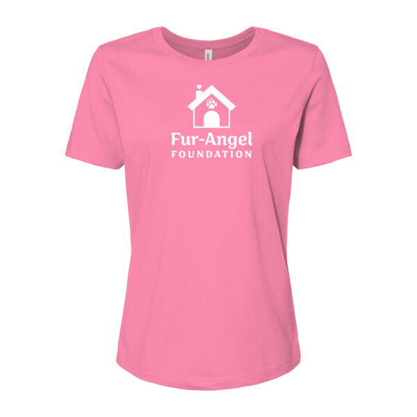 Fur-Angel Foundation Logo - Women's T-shirt - Pink Thumbnail