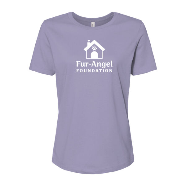 Fur Angel Foundation Logo - Women's T-shirt - Dark Lavender Thumbnail