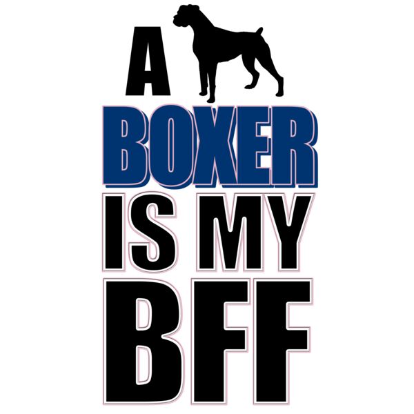 04 a boxer is my bff black Thumbnail