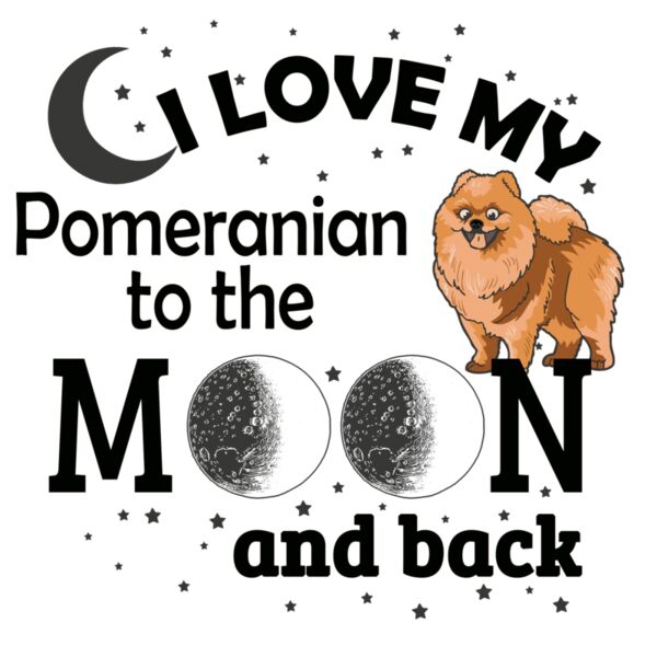 05 i love my Pomeranian black Thumbnail