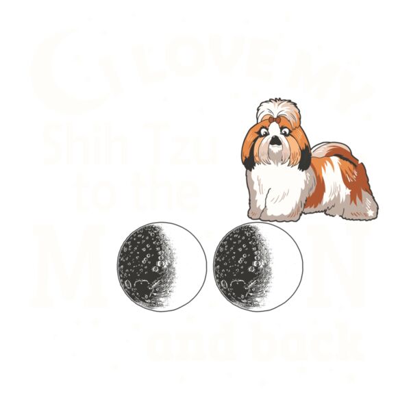 05 i love my Shih Tsu White Thumbnail