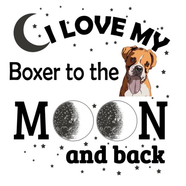 05 i love my Boxer black Thumbnail