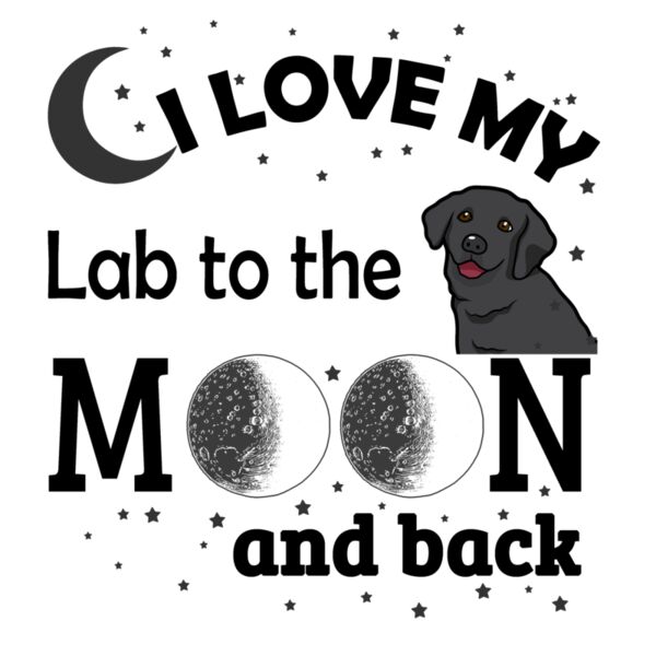 05 i love my Lab Black Thumbnail