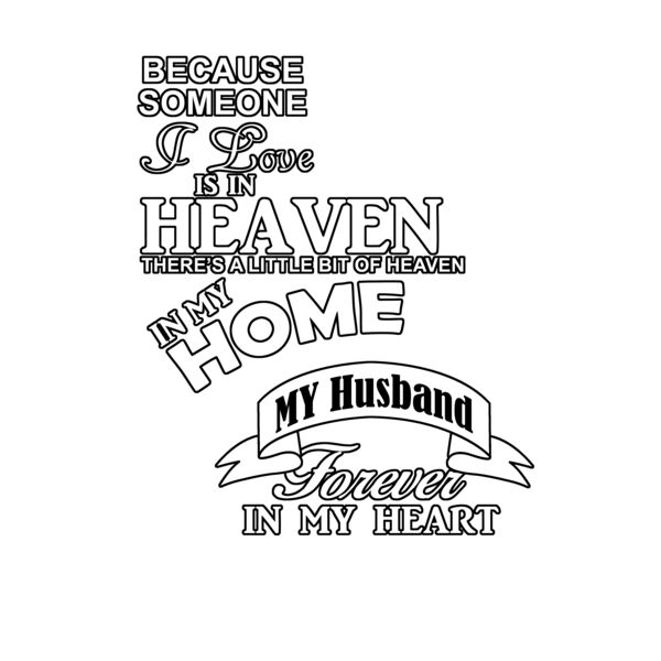 04 Husband heaven in my home white Thumbnail