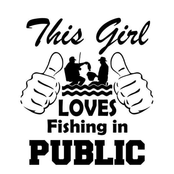 04 this girl fishing in public black Thumbnail