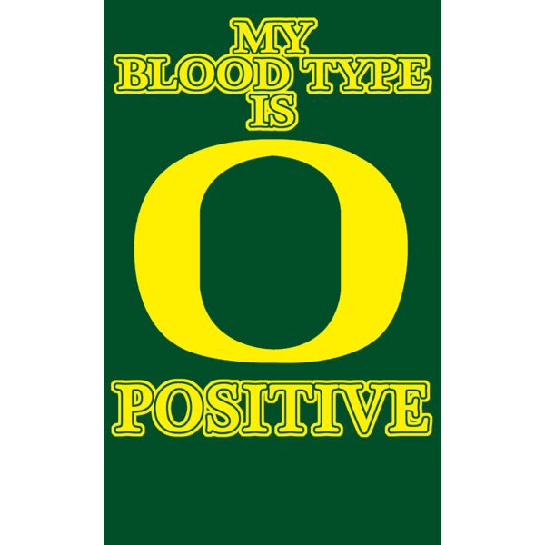 03 my bloodtype is o positive dark back Thumbnail
