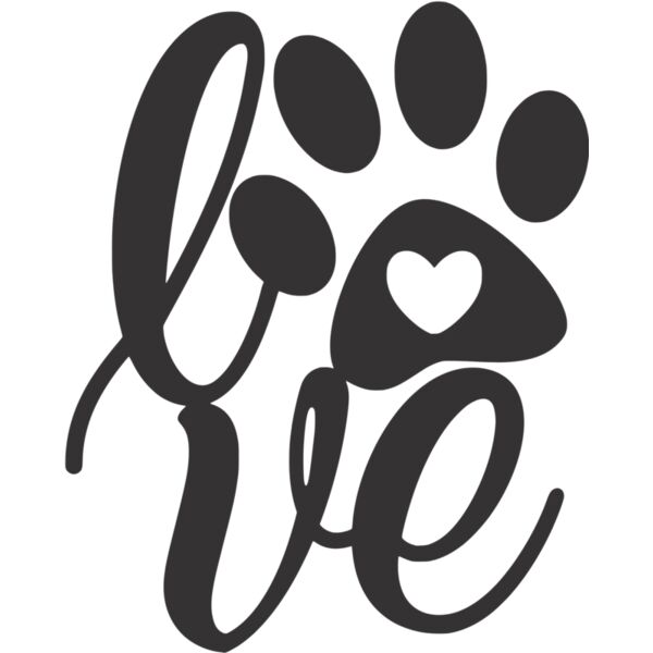 paw print love Thumbnail