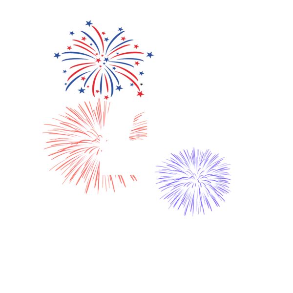 4th Fireworks Crew Neck T Shirt Thumbnail