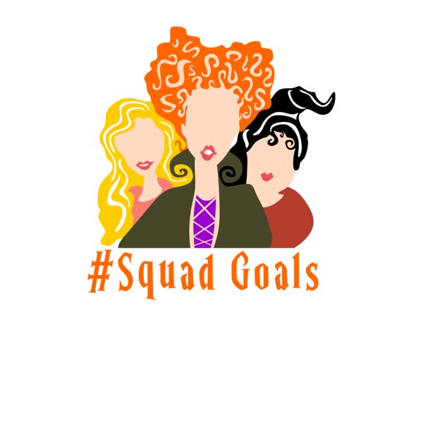 Halloween Squad Goals Fleece Hoodie Thumbnail