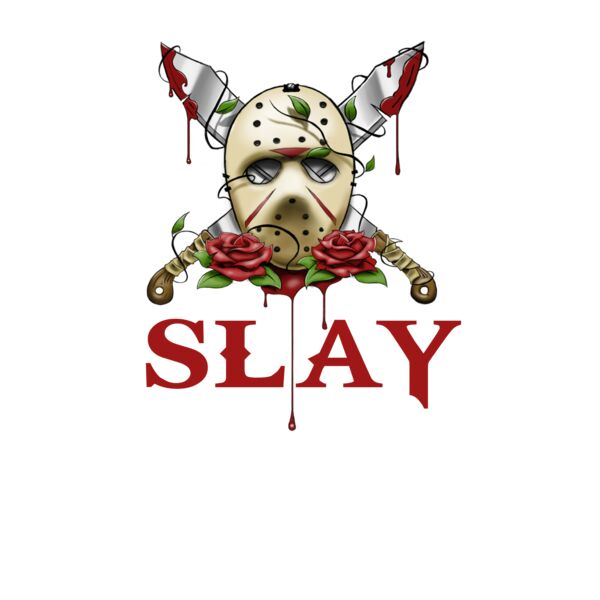 Halloween Slay Jason Mask Fleece Hoodie Thumbnail