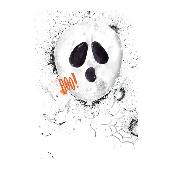 Halloween Balloons Ghost objects Thumbnail