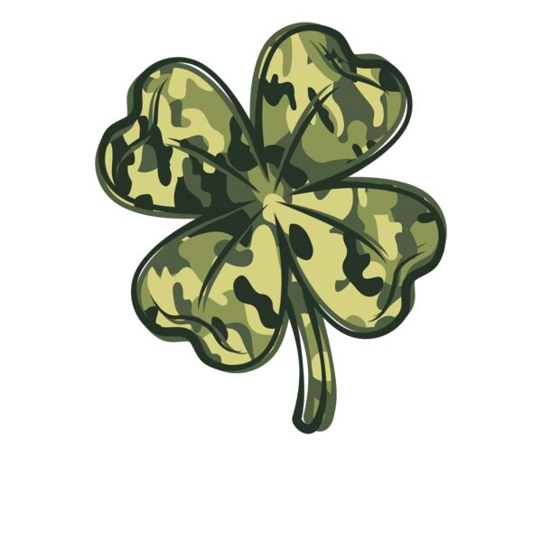 Camo Print Clover Tank Top Thumbnail