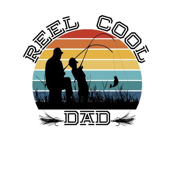 Reel Cool Dad Crew Neck T Shirt Thumbnail