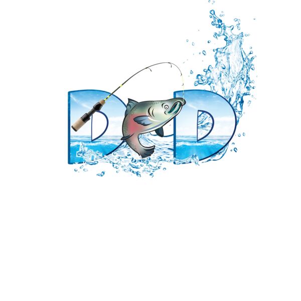 Fishing Dad Crew Neck T Shirt Thumbnail