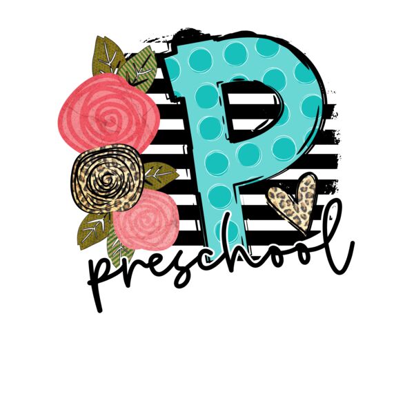 LEOPARD STRIPE GRADE Crew Neck T Shirt Preschool Thumbnail