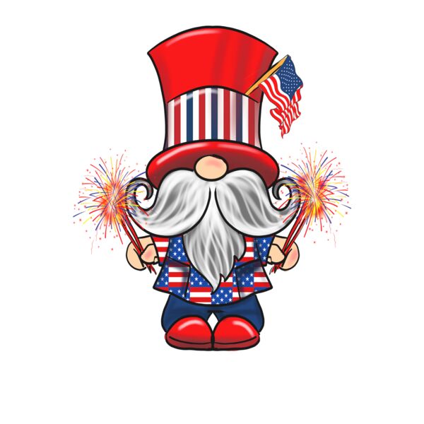 Patriotic Gnome T Shirt Thumbnail