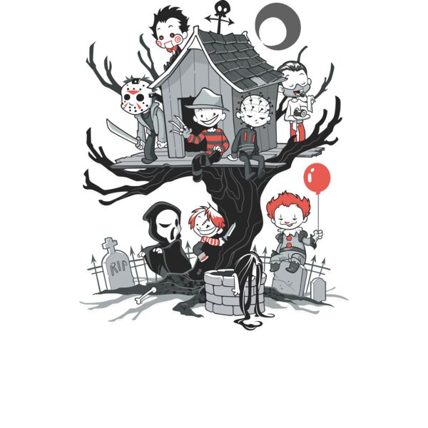 Park Of Horrors V Neck Thumbnail