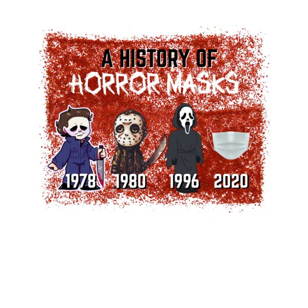 History Of Horror Masks 2020 T Shirt Thumbnail