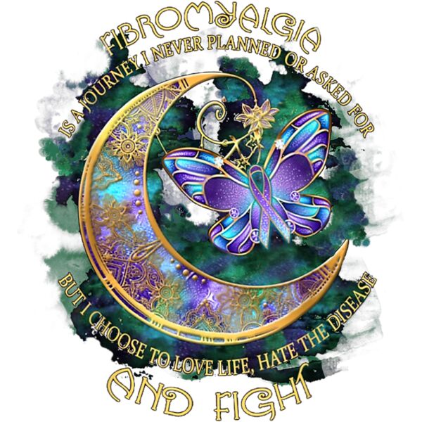 Fibromyalgia Is a Journey   Fibromyalgia Awareness T Shirt Thumbnail