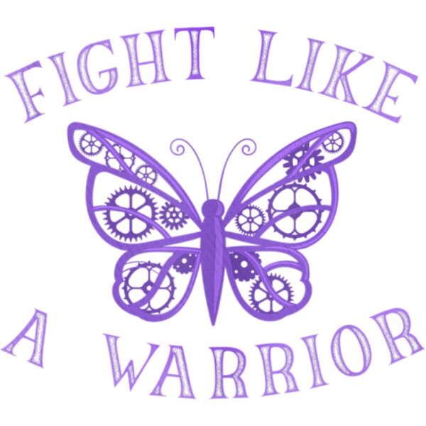 Purple Butterfly Fibro Migraine Lupus Warrior Awareness Tank Top Thumbnail