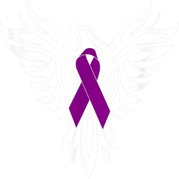 Fibromyalgia Syndrome Awareness T Shirt Purple Ribbon Thumbnail