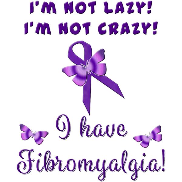 Fibromyalgia Im Not Lazy T shirt   Support Fibro Awareness Thumbnail