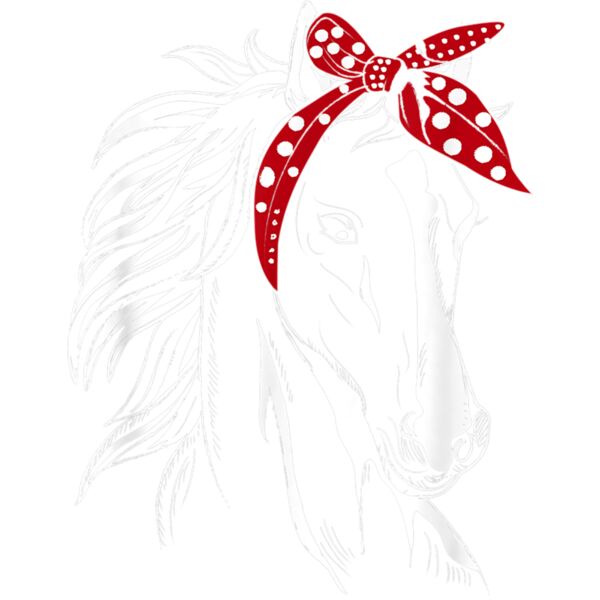 Horse Bandana for Horseback Riding Horse Lover T Shirt Thumbnail