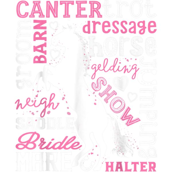 Horse T shirt for Girls Women Gifts Horses Horseback Riding T Shirt Thumbnail