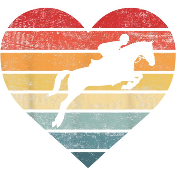 Retro Sunset Horse Lover Rider Equestrian Horseman Gifts T Shirt Thumbnail