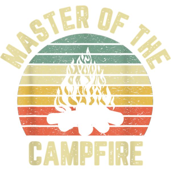 Master of the Campfire Camping Shirt Vintage Camper T Shirt Thumbnail