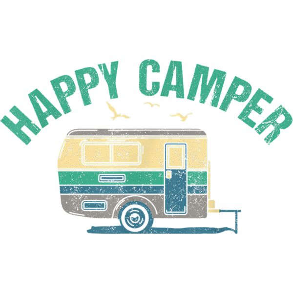 Happy Camper Perfect Family Gift Camping T Shirt Thumbnail