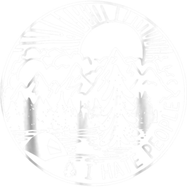 I Hate People I Love Camping Funny T Shirt Thumbnail