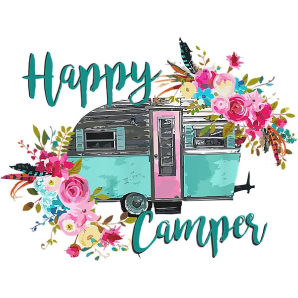 Happy Camper T Shirt  Happy Camper Shirt Thumbnail