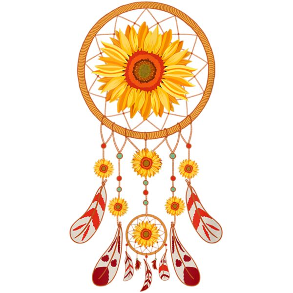 Dream Catcher Sunflower T Shirt 1 Thumbnail